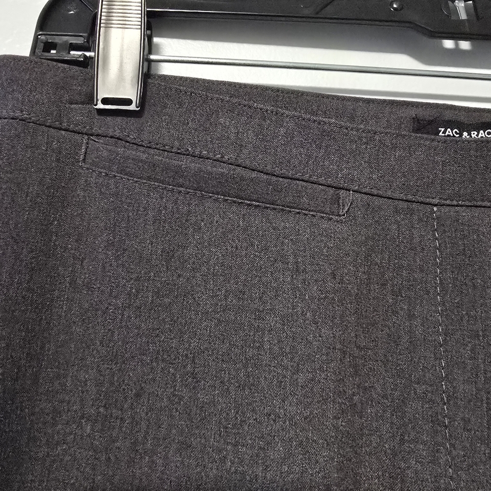 Zac & Rachel Women's 10PGray Dress Pants - Picture 3 of 9
